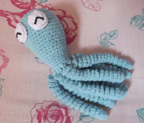 Polvo Em Crochê Amigurumi Para Bebês