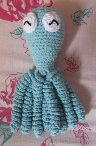 Polvo Em Crochê Amigurumi Para Bebês
