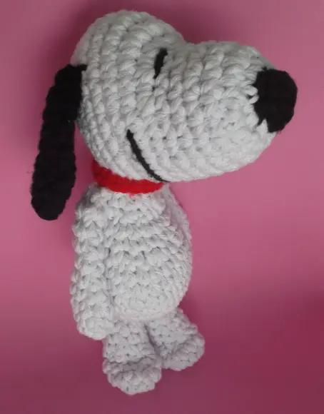 Snoopy de Crochê Amigurumi