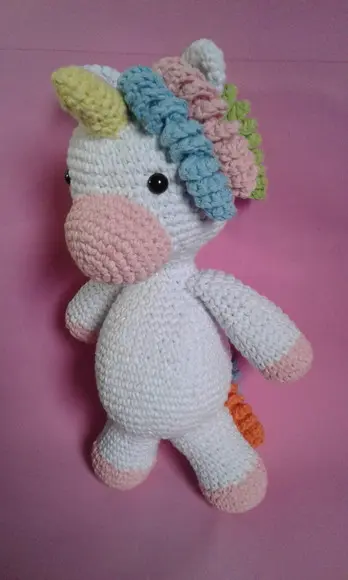 Unicórnio em Crochê Amigurumi