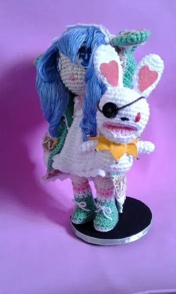 Yoshino Himekawa - Date a Live em Crochê Amigurumi