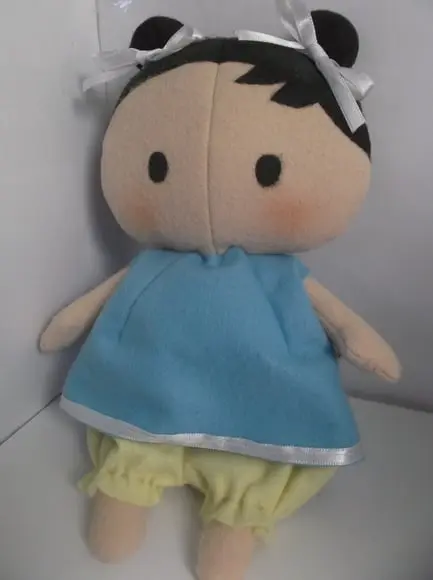 Baby Tilda com Blusa Azul