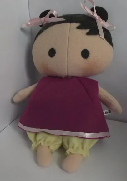 Baby Tilda com Blusa Roxa