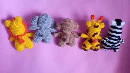 Bichinhos da Selva em Crochê Amigurumi