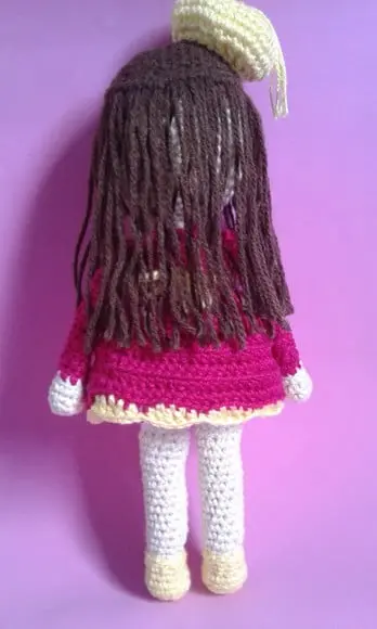 Boneca Lili em Crochê Amigurumi