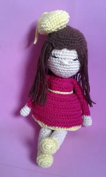 Boneca Lili em Crochê Amigurumi