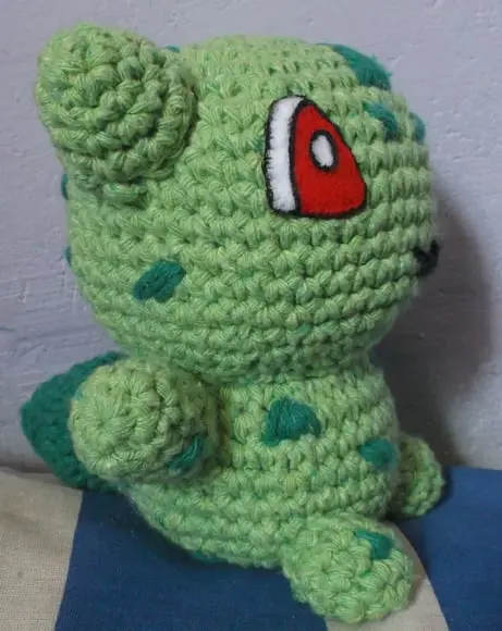 Bulbasaur de Crochê Amigurumi