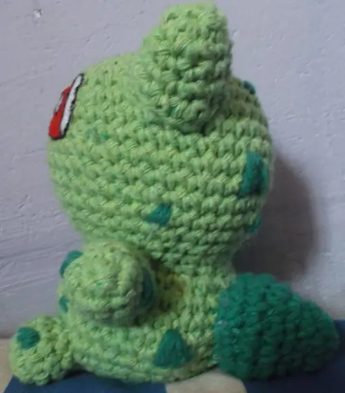 Bulbasaur de Crochê Amigurumi
