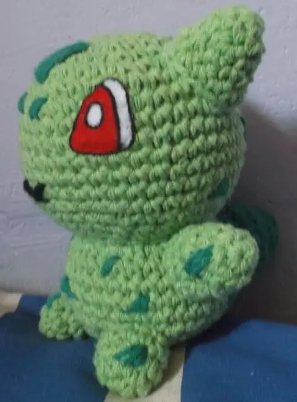 Bulbasaur de Crochê Amigurumi