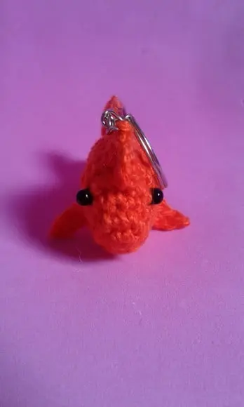 Chaveiro Peixe em Crochê Amigurumi