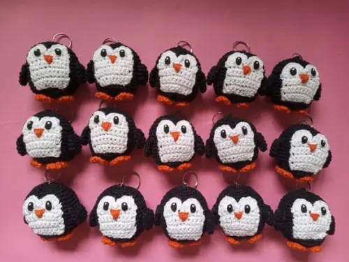 Chaveiros de Bichinhos em Amigurumi