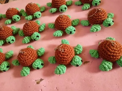Chaveiros de Bichinhos em Amigurumi