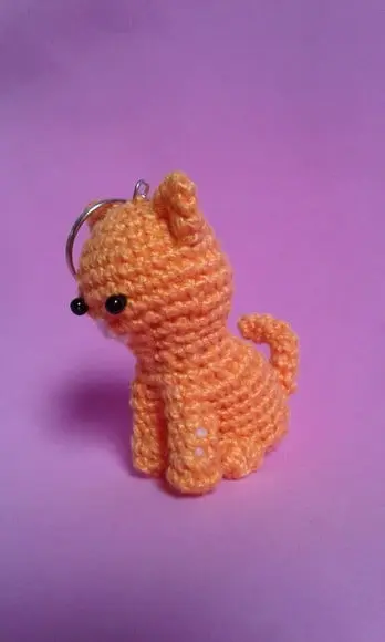 Chaveiros Gatinhos em Crochê Amigurumi
