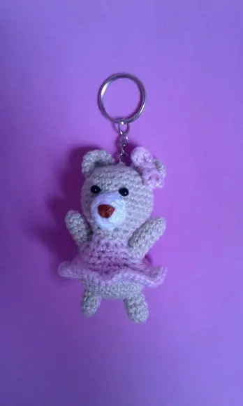 Chaveiros Ursinhas em Crochê Amigurumi