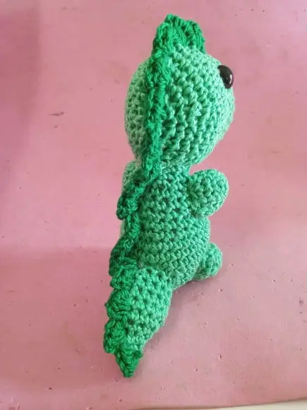 Dinossauro em Crochê Amigurumi