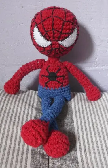 Homem Aranha em Crochê Amigurumi