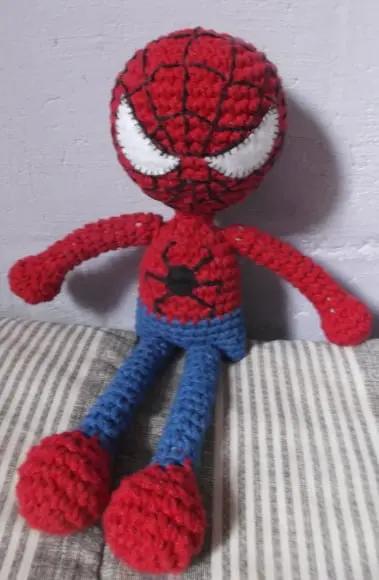 Homem Aranha em Crochê Amigurumi
