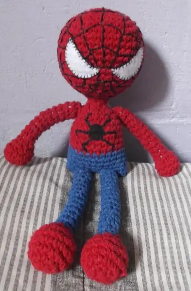Homem Aranha em Crochê Amigurumi