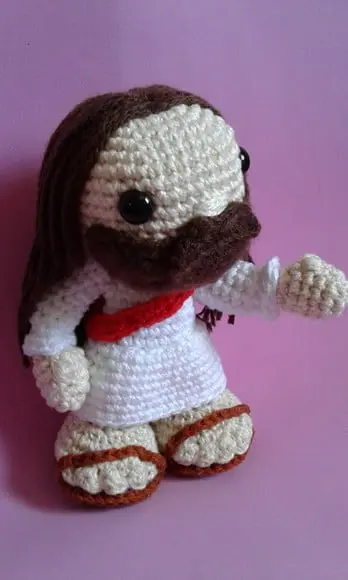 Jesus em Crochê Amigurumi