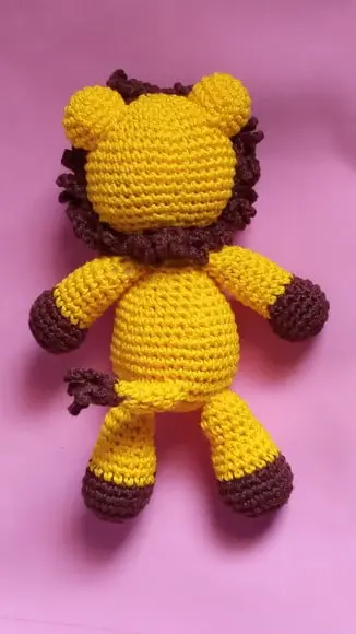 Leão em Crochê Amigurumi