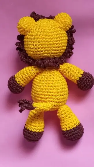 Leão em Crochê Amigurumi