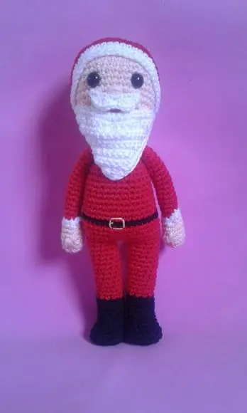 Papai Noel em Crochê Amigurumi