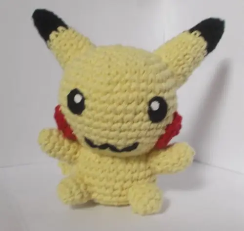 Pikachu de Crochê Amigurumi