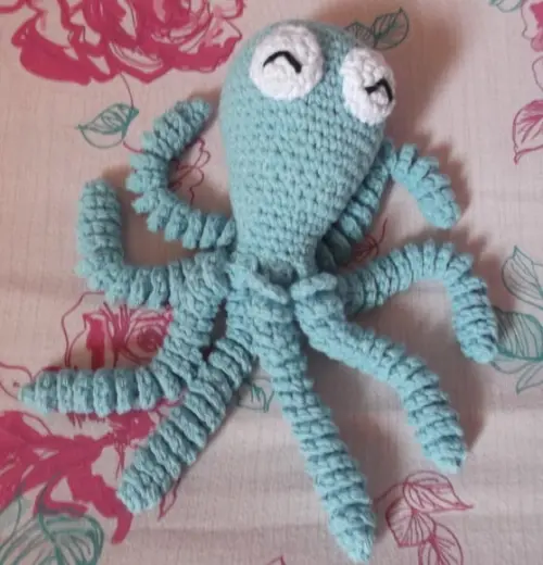 Polvo Em Crochê Amigurumi Para Bebês