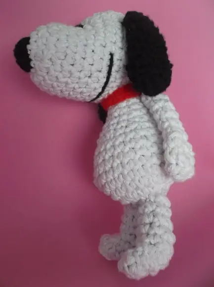 Snoopy de Crochê Amigurumi