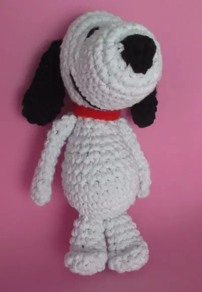 Snoopy de Crochê Amigurumi