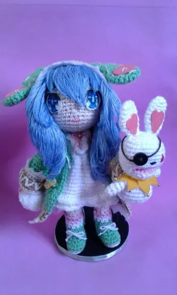 Yoshino Himekawa - Date a Live em Crochê Amigurumi