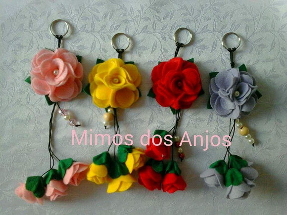 Chaveiro flor
