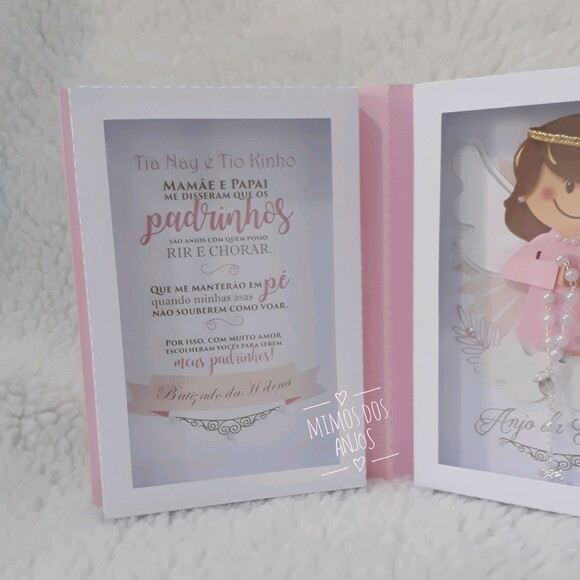 Convite para padrinhos - Menina
