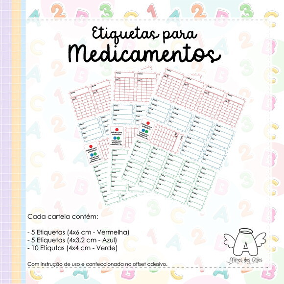 Etiquetas para Medicamento