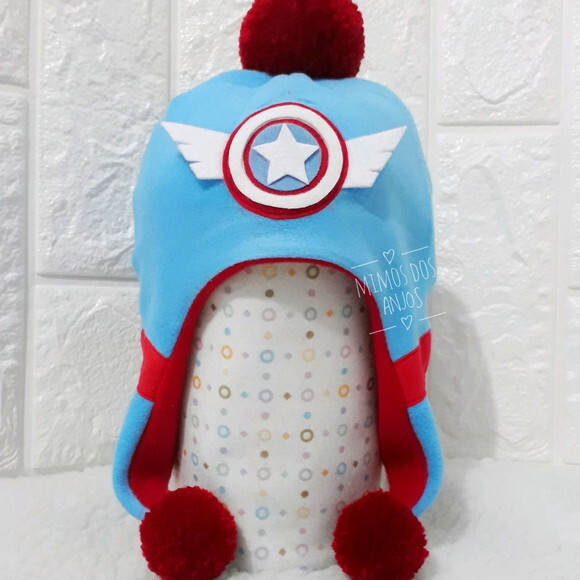 Gorro Capitão América Infantil