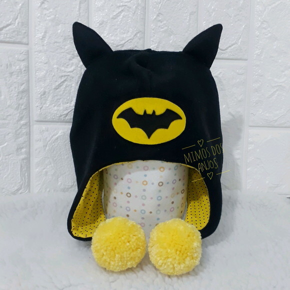 Gorro Herói Morceguinho Infantil