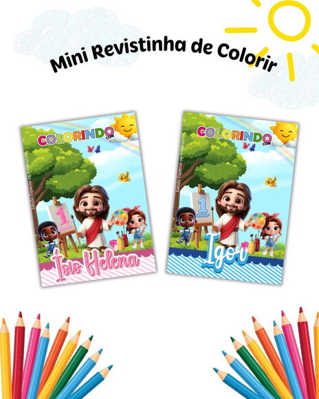 Kit 20 Livrinhos de Colorir + Ativid. Maior Pintor do Mundo