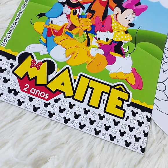 Kit 20 Livrinhos de Colorir + Atividades Turma do Mickey