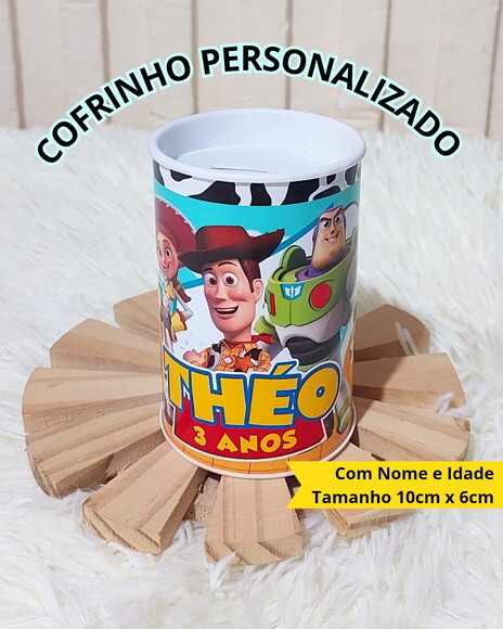 Kit 20unid. Cofrinho Personalizado Toy Story - Completo