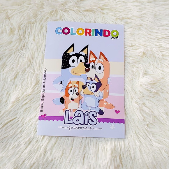Kit Livrinhos de Colorir e Atividades + Giz de Cera Personal