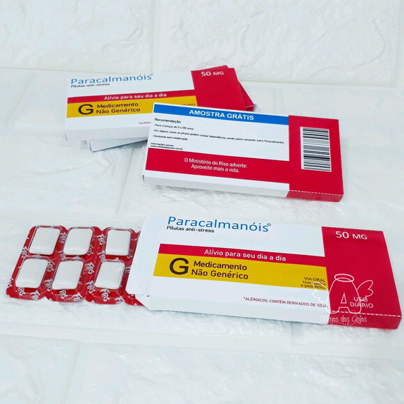 PARACALMANOIS - Cartela Remédio Divertidos