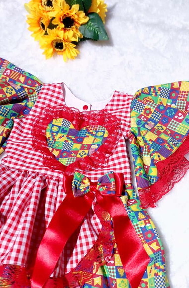 Vestido Junino Bem Me Quer - 8 ao 12