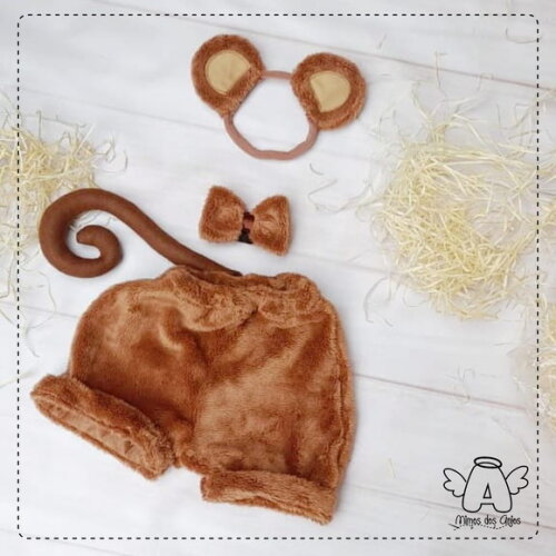 Fantasia Macaco Baby - 0 a 12 Meses