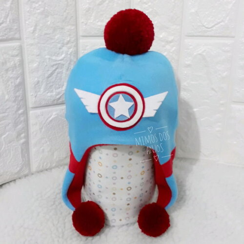 Gorro Capitão América Infantil