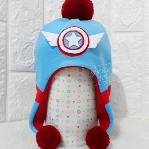 Gorro Capitão América Infantil