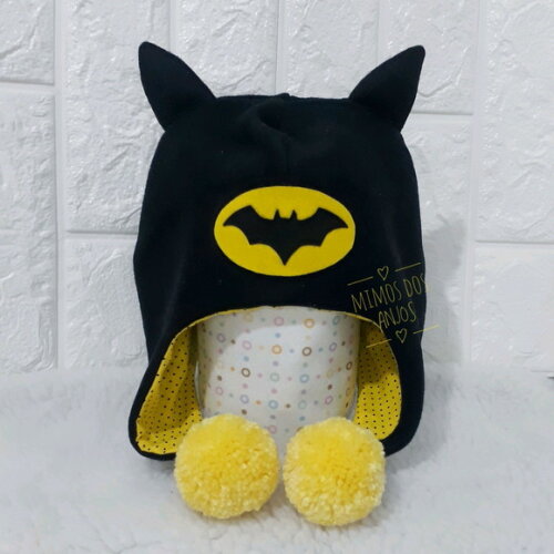 Gorro Herói Morceguinho Infantil