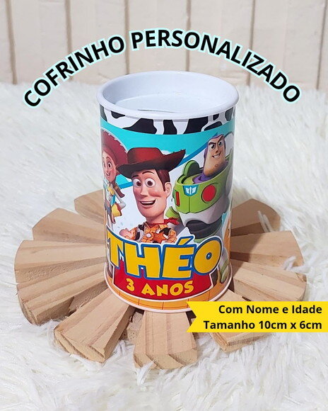 Kit 20unid. Cofrinho Personalizado Toy Story - Completo