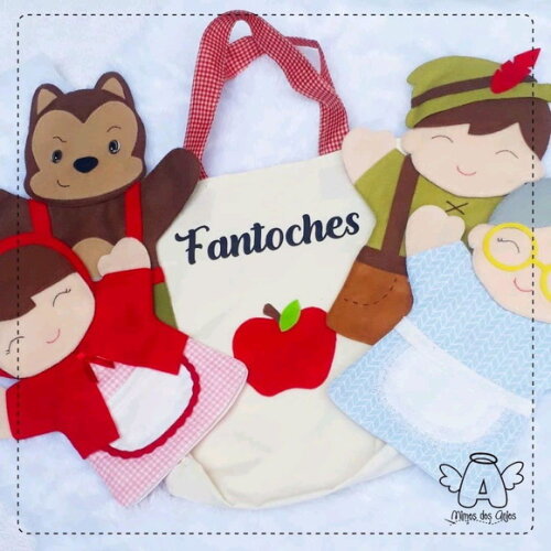 Kit Fantoches Chapeuzinho Vermelho