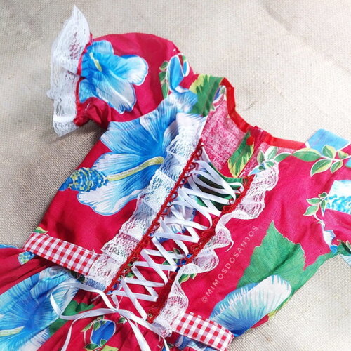 Vestido Junino Chitão - Pronta Entrega