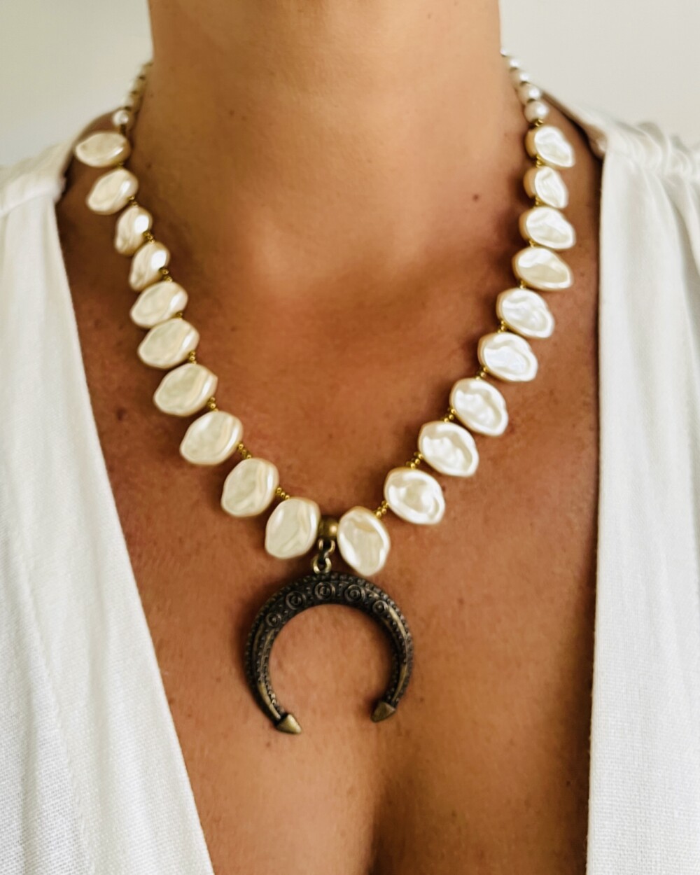 Colar Feminino Boho Luxo com Pingente